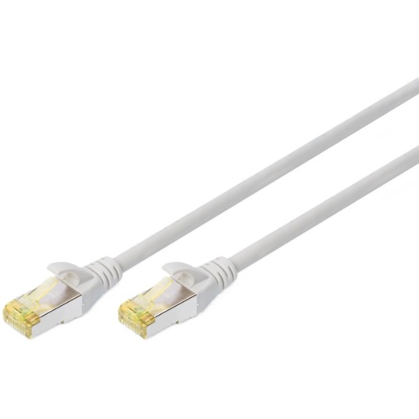 Фото - Кабель патч-корд Digitus CAT 6a S-FTP 0.25 м Silver (DK-1644-A-0025)